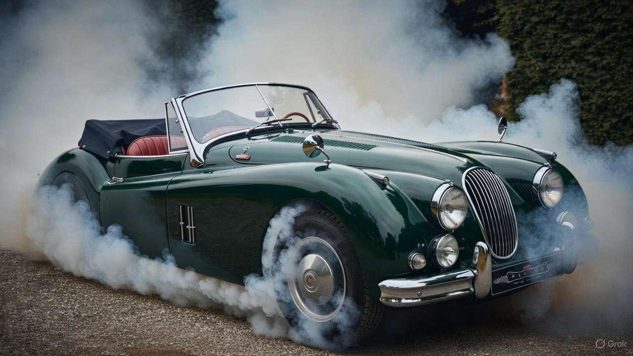 This Classic Jaguar Roadster
